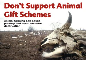 Don't support animal gift schemes leaflet