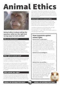 Animal Ethics - Animal Aid Animal Ethics - Animal Aid