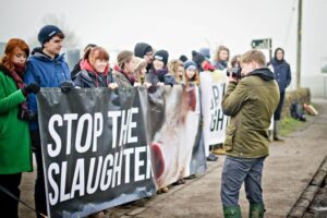 Valentine's Day vigil at Bramall & Son, South Yorkshire 2017