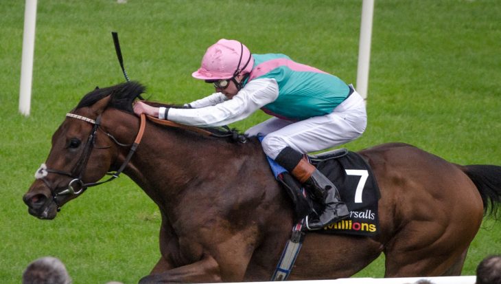 James Doyle riding Kingman By Florian Christoph - Flickr: Kingman Superstar, CC BY 2.0