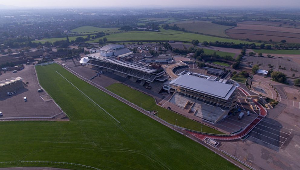 Cheltenham Racecourse. UAV Filming