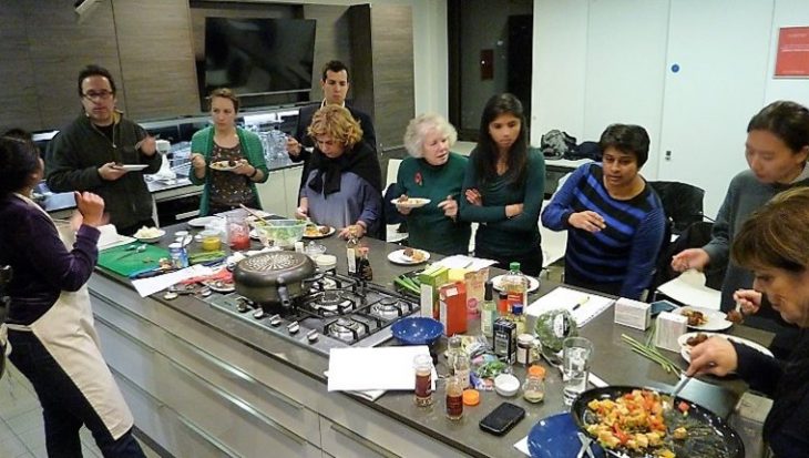 Shambhu's cooking class