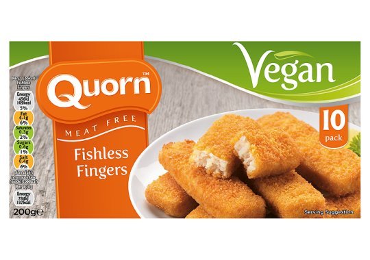 Quorn: Vegan fishless fingers