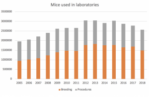 mice used in lab