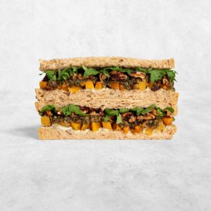 Pret Vegan Chistmas Nut Roast sandwich