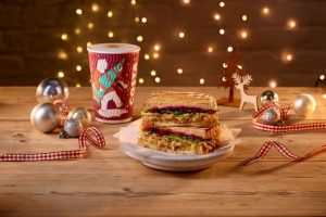 Costa Coffee Turkee, Cranberry & Stuffing Bloomer sandwich