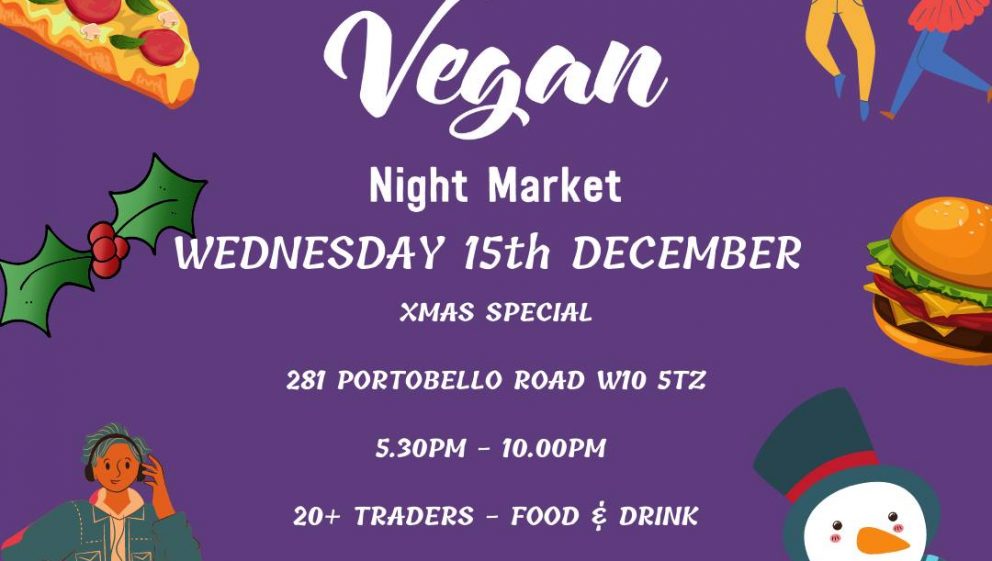 Portobello Vegan Night MKT - Xmas Special