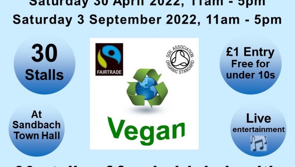 Cheshire Vegan Fair - Sandbach Town Hall