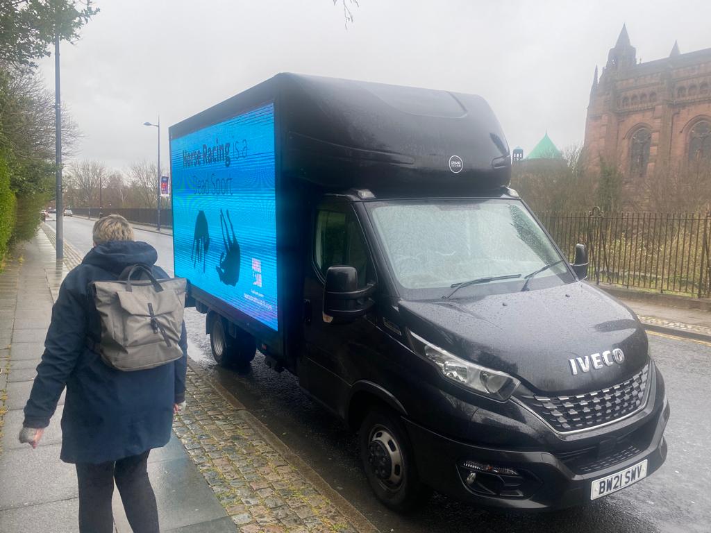 Liverpool ad van anti racing