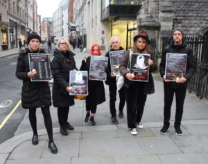  Animal Aid held a vigil outside the British Horseracing Authority’s (BHA) doors