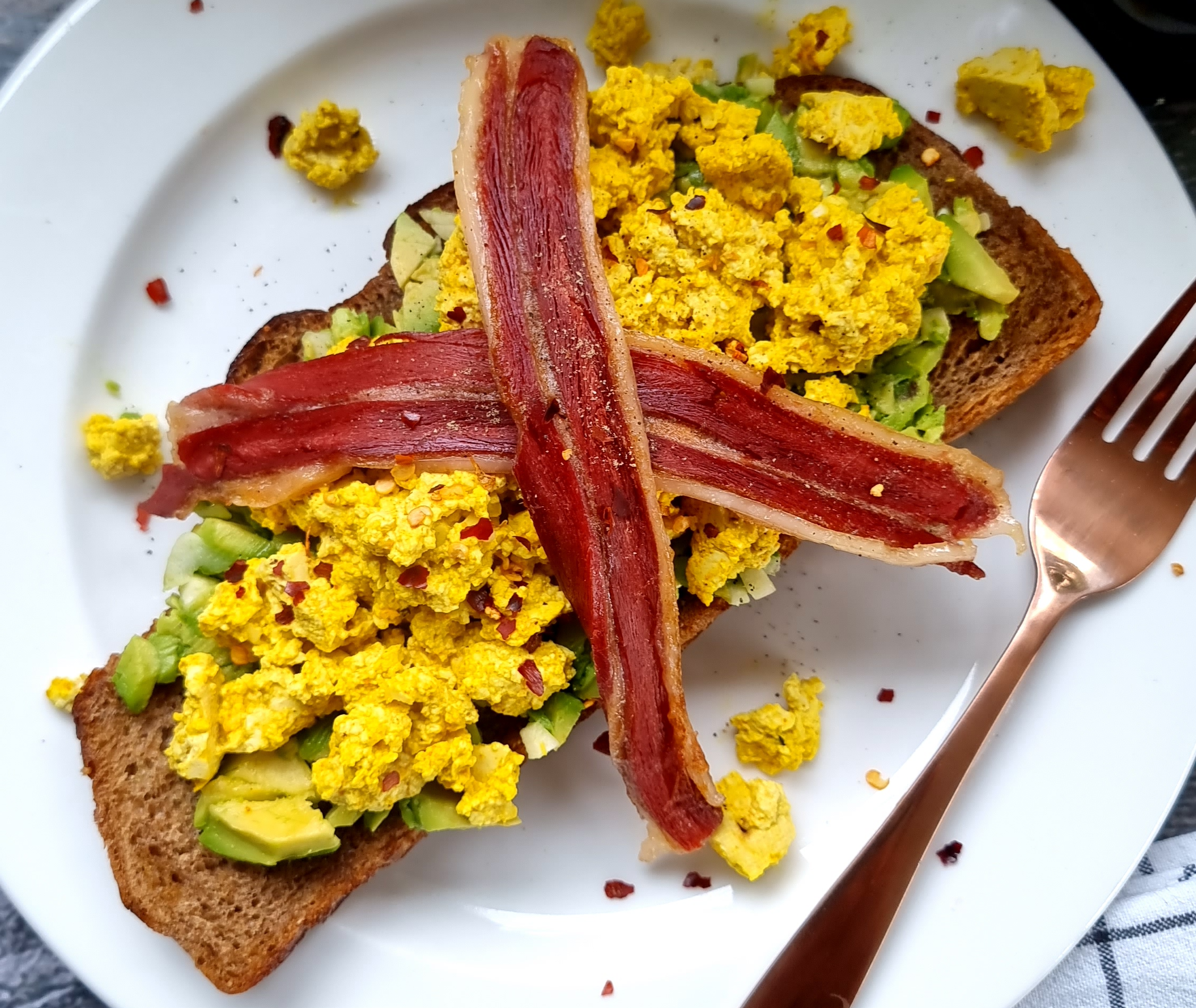 Scrambled tofu - Animal Aid