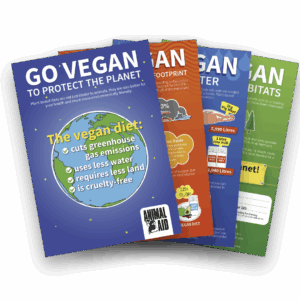 Go Vegan to Protect the Planet (A5 leaflet)