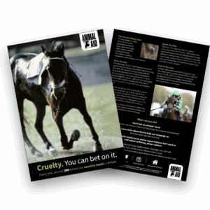 Cruelty. You Can Bet On It (A5 leaflet)
