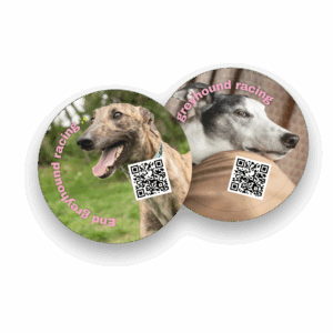 End Greyhound Racing stickers (mixed design)
