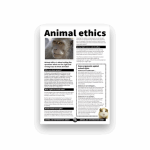 Animal ethics (A4 factsheet)