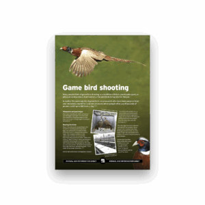 Game bird shooting (A4 factsheet)