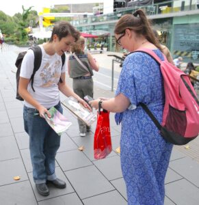 London peaceful demo